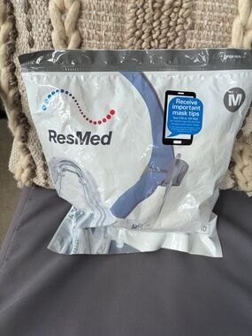ResMed AirFit Headgear Strap - Blue and Gray